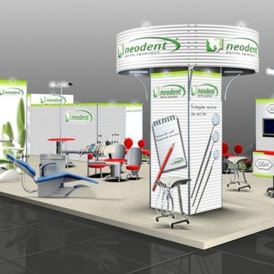 Excibition Booth for National Exhibition of Dental and Dental Supplies