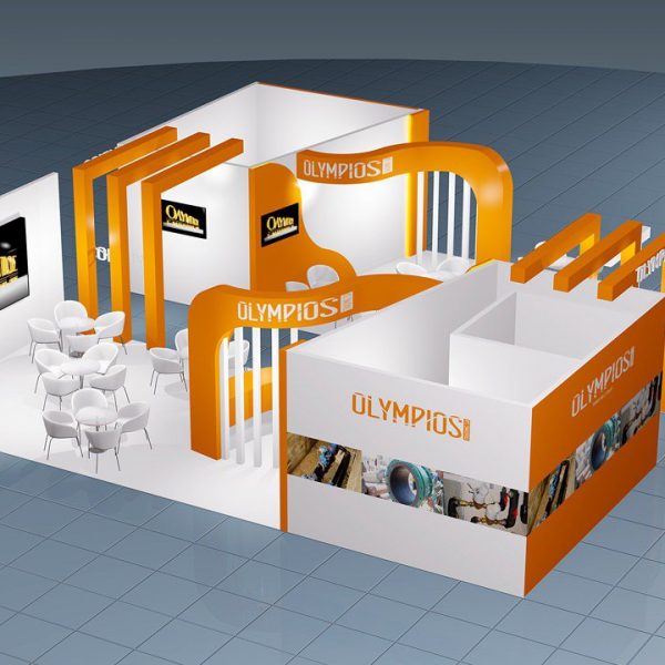 Excibition booth for Olympios-(Servuces Services for the Water & Sewage Networks)