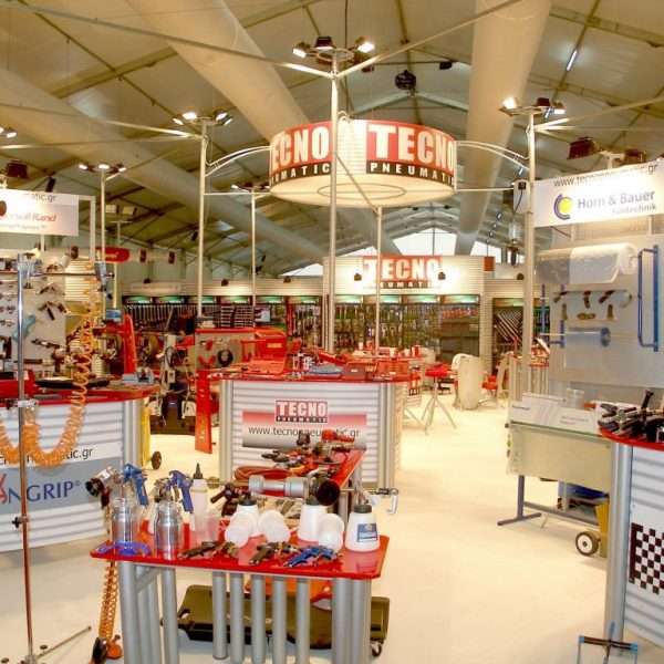Excibition Booth for Tecnopneumatic at Workshop Equipment Expo