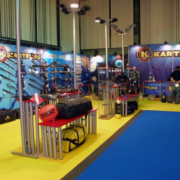 Excibition Booth For Kartelias Company At Outdoor Expo