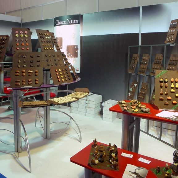 Excibition Booth for Choco Nuts –  With functionally &  elegant counter