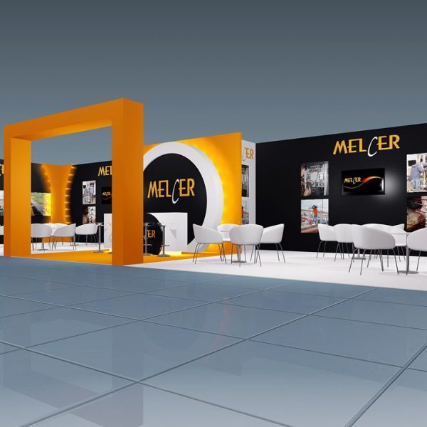 Excibition booth for Mercel-(Servuces Services for the Water & Sewage Networks)
