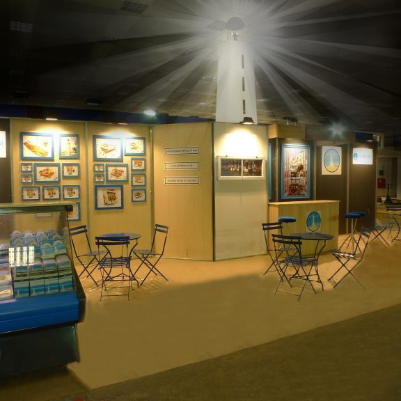 Εκθεσιακό περίπτερο της εταιρείας Το Φανάρι στην έκθεση Detrop 2017 και FoodExpo 2017