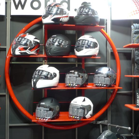 Bikers World Έκθεση Μοτοσυκλέτας 2017 Εκθεσιακό περίπτερο της εταιρείας Bikers World στην έκθεση Μοτοσυκλέτας 2017