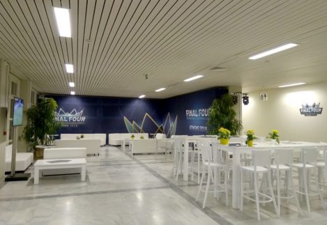 VIP lounge area OAKA FINAL4 Basketball champions league