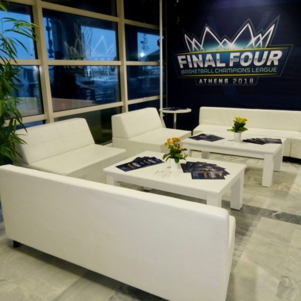 Final Four OAKA 2018 VIP lounge area OAKA FINAL4 Basketball champions league