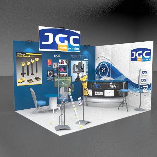JGC domotec expo Εκθεσιακό περίπτερο της εταιρείας JGC στις εκθέσεις Domotec και Secure expo 2018.
