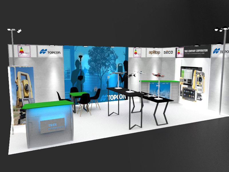 Περίπτερο της εταιρείας Tree Company στην έκθεση Secure Expo 2018