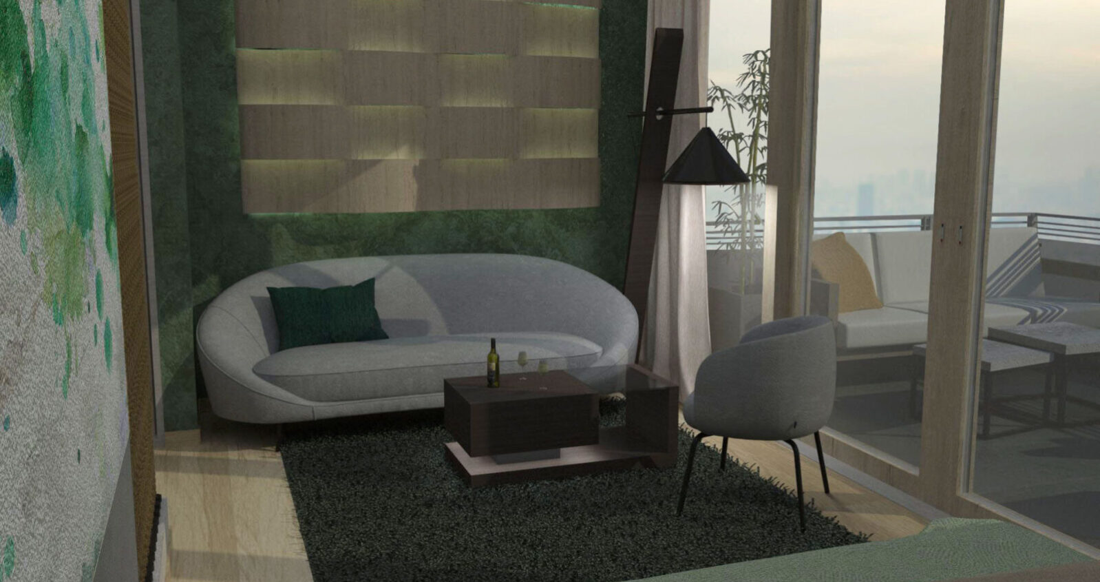 Cozy city-center hotel room