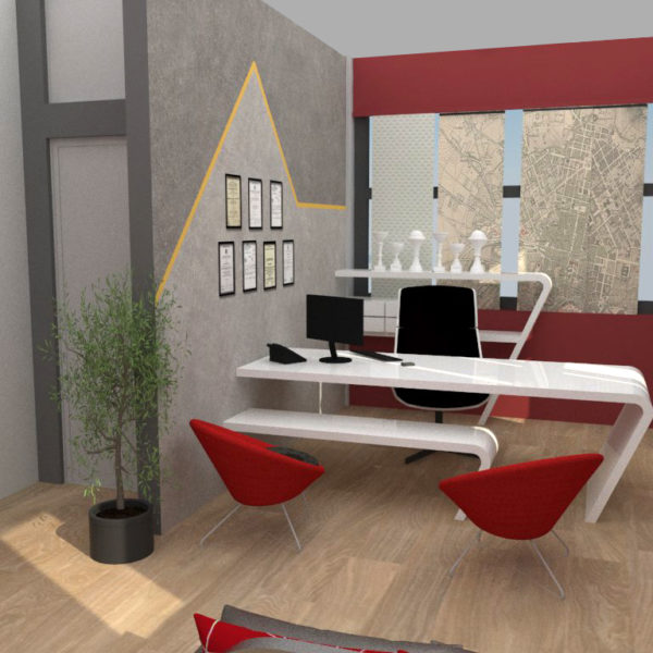 ανακαίνιση γραφείων real estate Real estate office Everytime