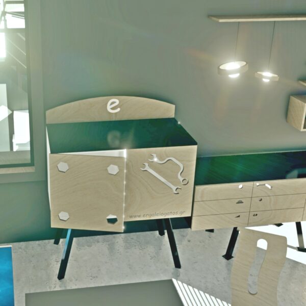 industrial design conference room Σχεδιασμός εργασιακού χώρου και καταστήματος.