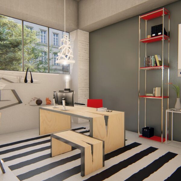 interior design manager’s office Ανακαίνιση τριόροφου νεοκλασσικού κτιρίου.